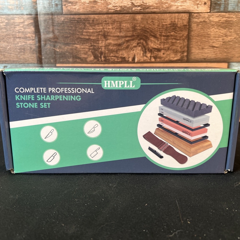 HMPLL Professional Knife Sharpening Stone Set For ALL Blade Types- Excellent